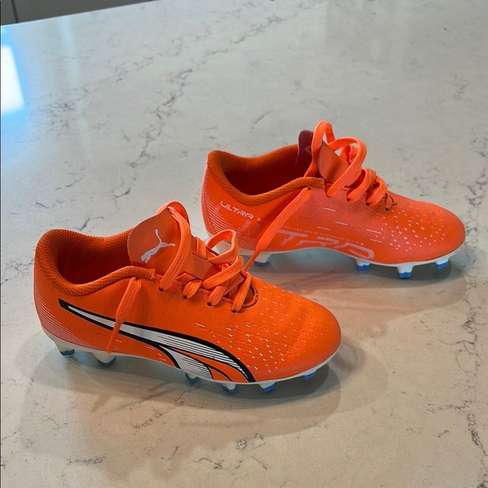 Puma Orange Sports cleats
